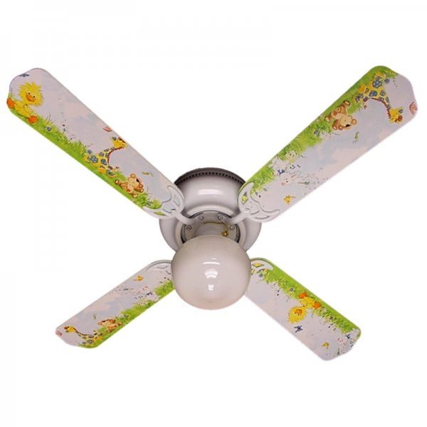 Lightitup Little Suzy'S Zoo Ceiling Fan 42 in. LI2543706